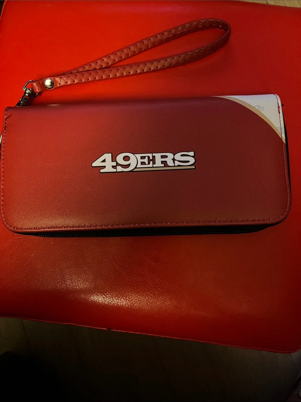 NFL San Francisco 49ers Zipper Organizer Women's Wallet